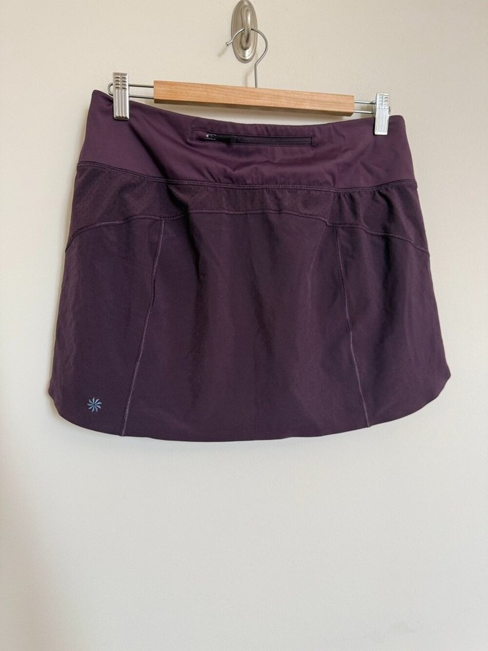 Athleta Run With It Purple Skort Medium Tennis Golf Running Athleisure Skirt - Picture 6 of 8
